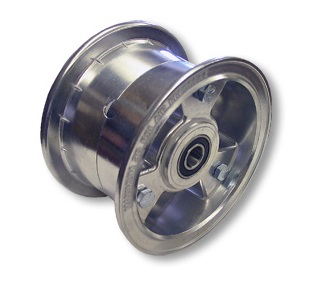 5" azusa tri star go kart wheel