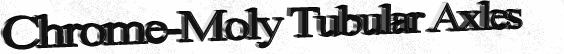 go kart chrome-moly tubular axles 