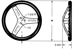 5/8" Od & Hub Kit Steering Shaft 22" Length 1867-22 Welded Pitman Arms 